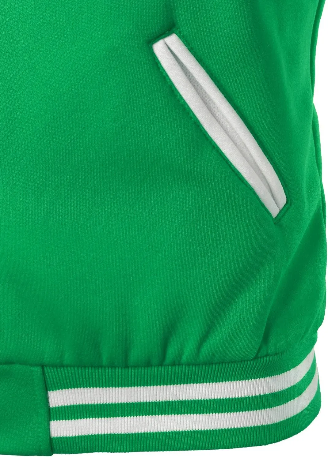 HOOD CREW Mans Varsity Baseball Jacket Cotton Blend Letterman Jackets