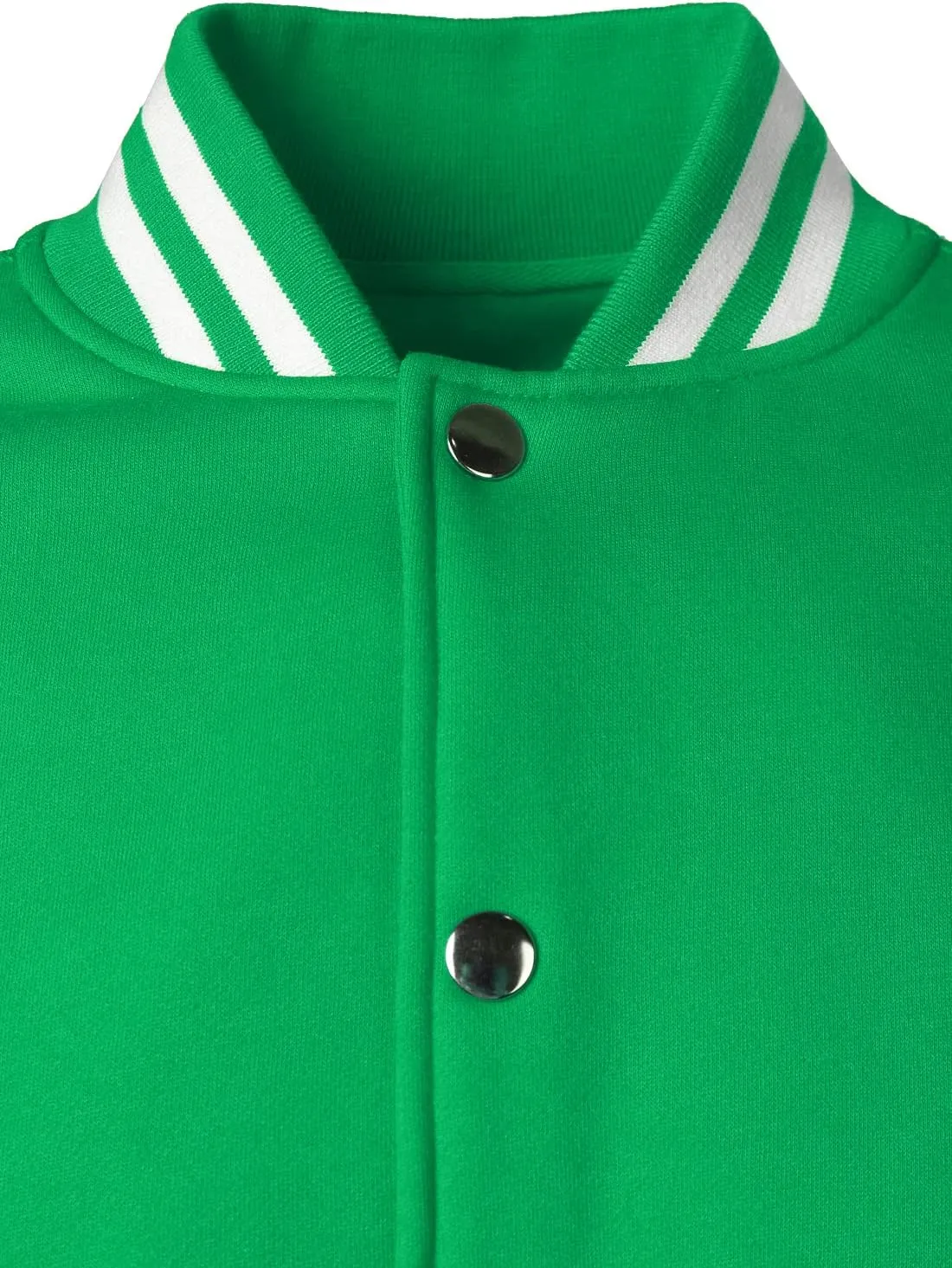 HOOD CREW Mans Varsity Baseball Jacket Cotton Blend Letterman Jackets