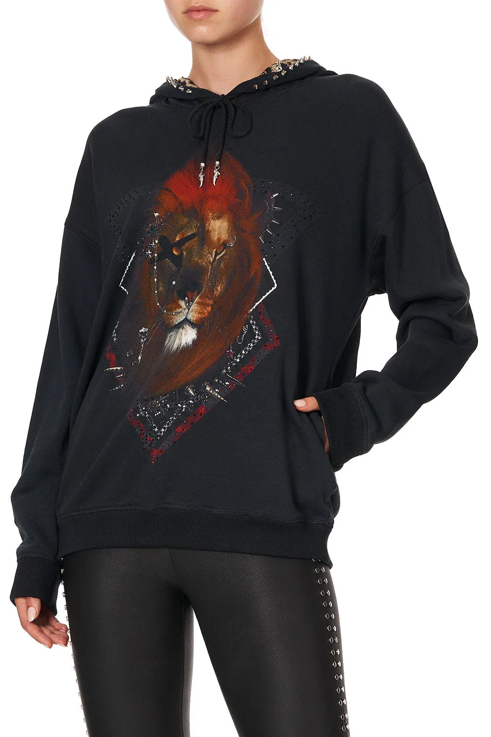 HOODIE WITH POCKETS POETIC ANARCHY