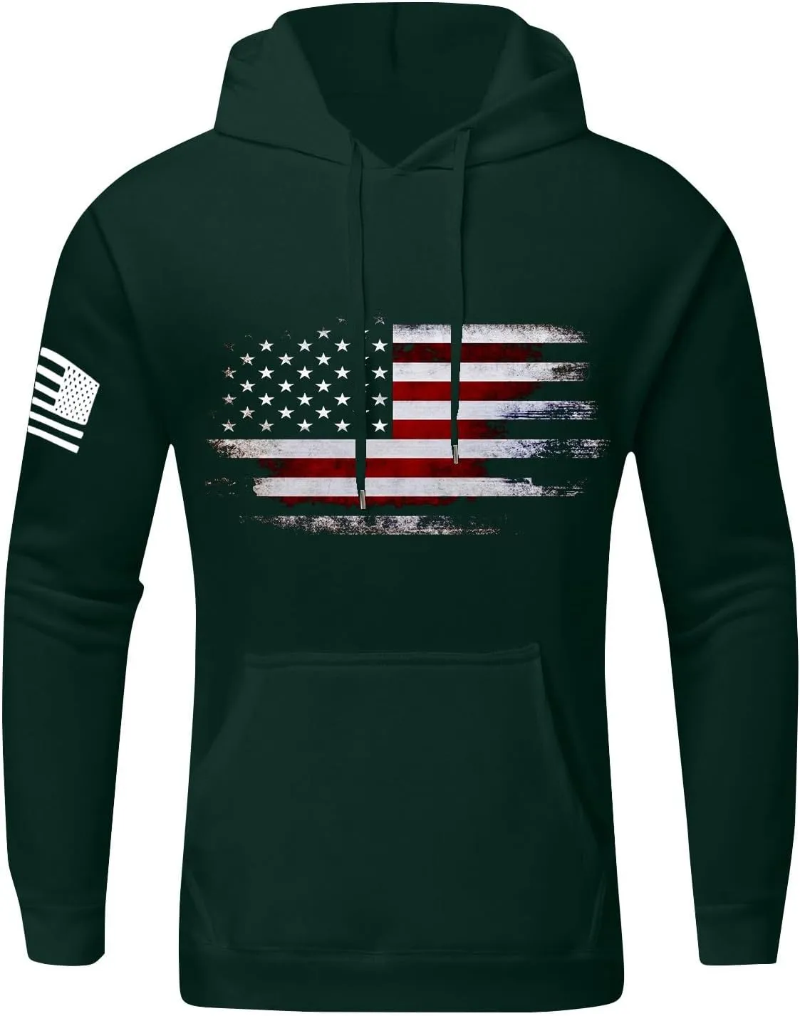 Hoodies For Men Drawstring Pockets Prints Long Sleeve Fashion Casual Graphic Sweatshirt