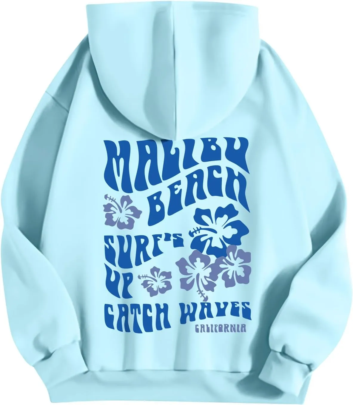 Hoodies For Teen Girls Letter Print Long Sleeve Drawstring Casual Graphic Pullover Cute Oversize Hoodie
