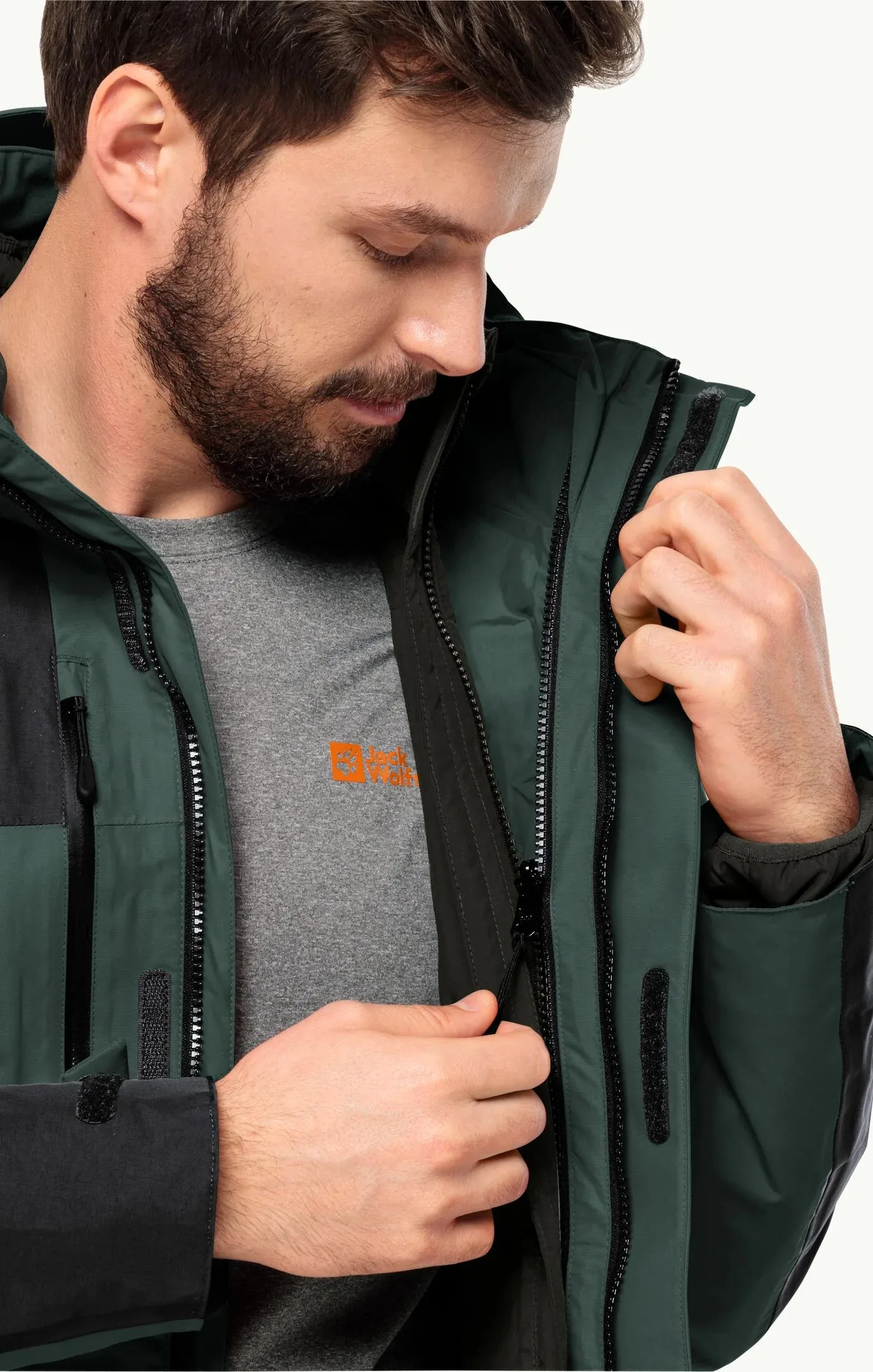 Jack Wolfskin Men's Jasper 3 in 1 Jacket