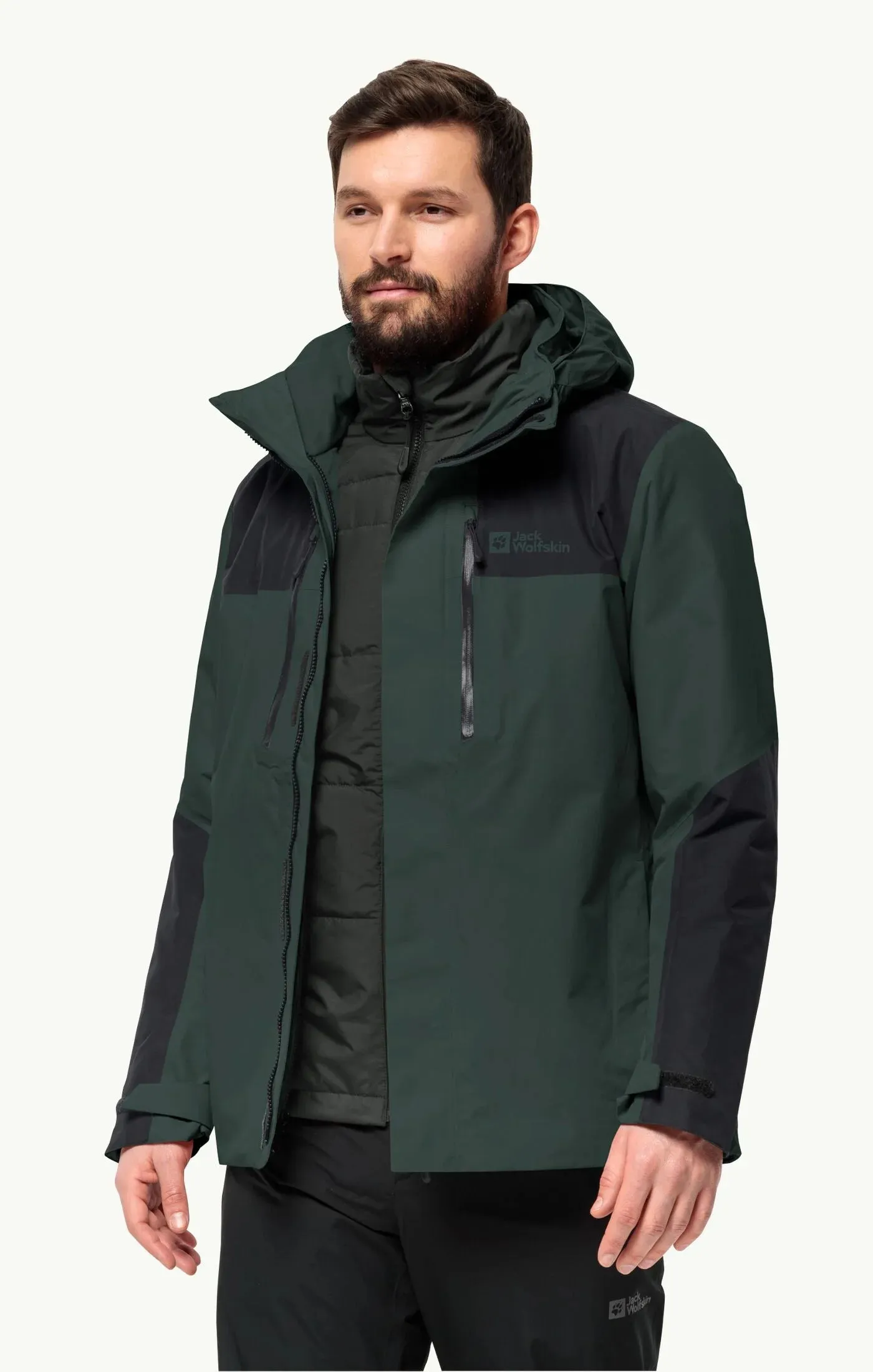 Jack Wolfskin Men's Jasper 3 in 1 Jacket