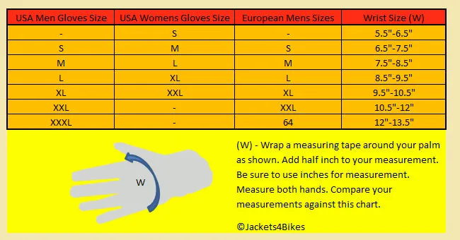 Jackets 4 Bikes Men's Motorcycle Tactical Premium Goat Leather & AirMesh Gloves Bikers