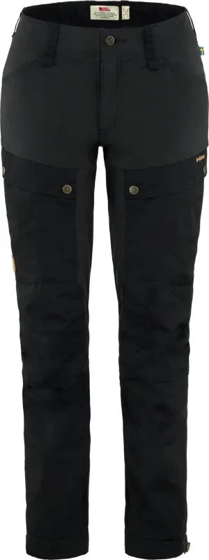 Keb curved trousers - women's Fjallraven, black