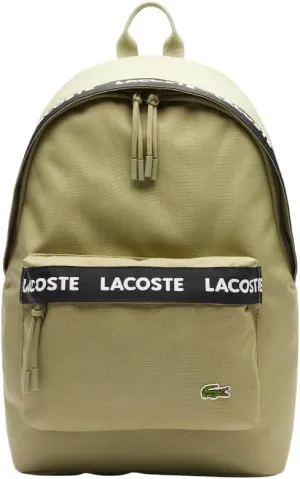 Lacoste Neocroc Logo Backpack, Army Green, One Size