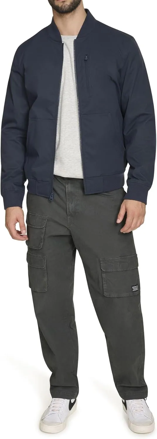 Levi's Men's Rib Knit Bomber with Chest Zip Pocket
