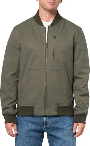 Levi's Men's Rib Knit Bomber with Chest Zip Pocket