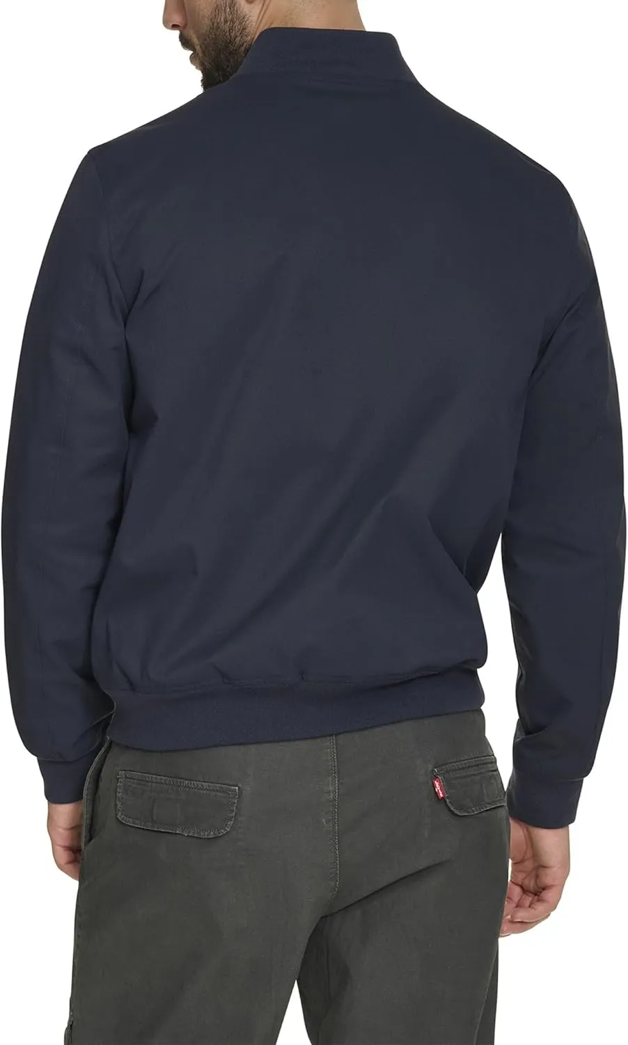 Levi's Men's Rib Knit Bomber with Chest Zip Pocket