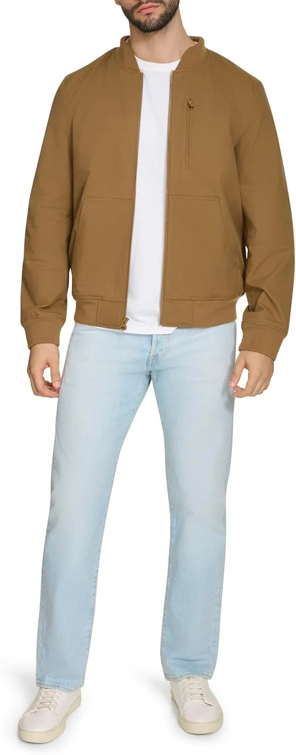 Levi's Men's Rib Knit Bomber with Chest Zip Pocket