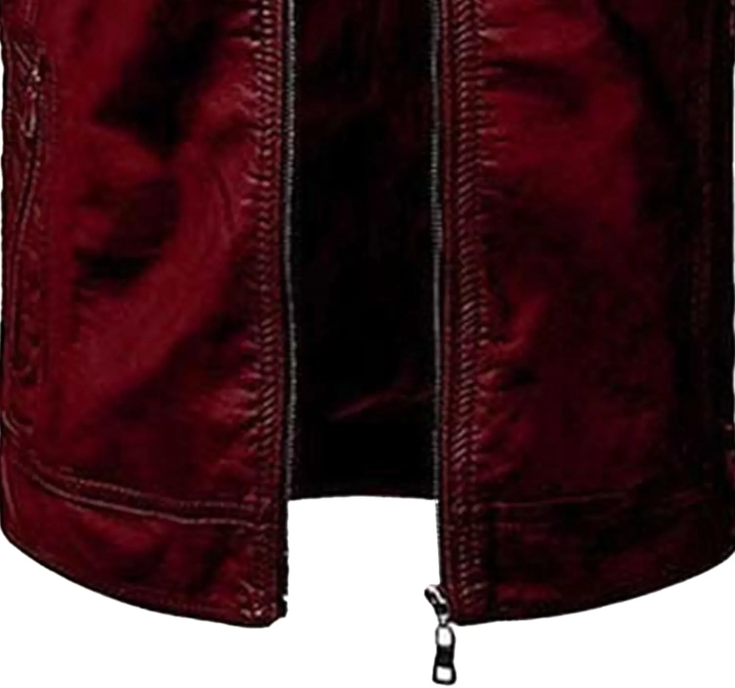 Maiyifu-GJ Men's Faux Leather Jacket Stand Collar Motorcycle Leather Jackets Casual Lightweight Zip Up Biker Coat