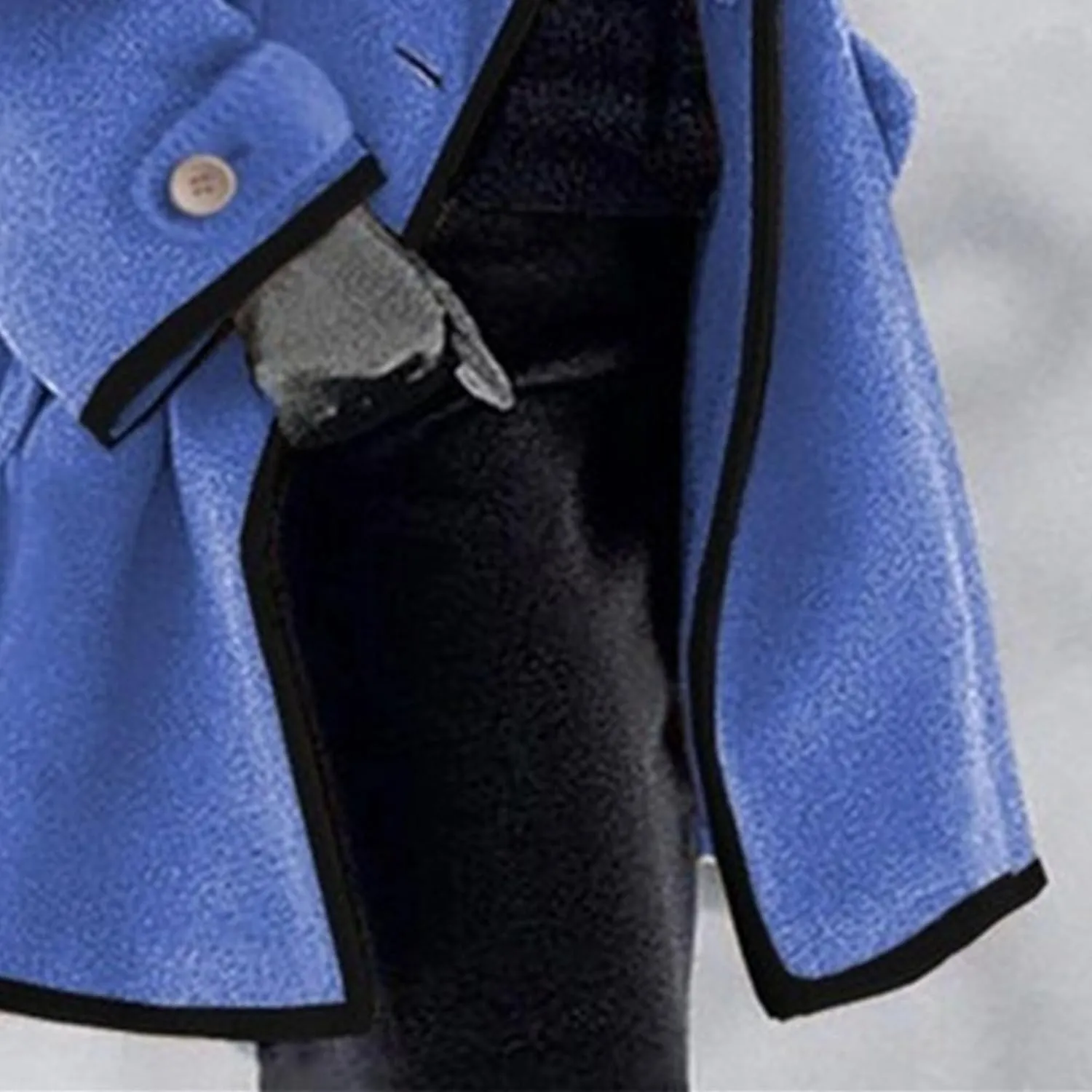 Maiyifu-GJ Wool Coat for Women Plus Size Pea Coat Winter Wool Coat Trench Jacket Ladies Warm Slim Long Overcoat Outwear