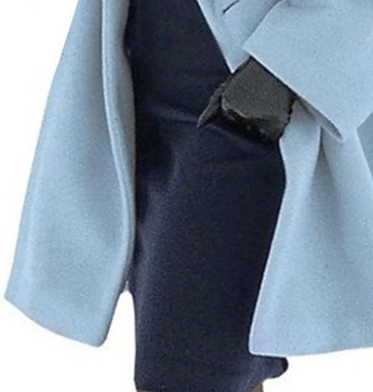 Maiyifu-GJ Wool Coat for Women Plus Size Pea Coat Winter Wool Coat Trench Jacket Ladies Warm Slim Long Overcoat Outwear