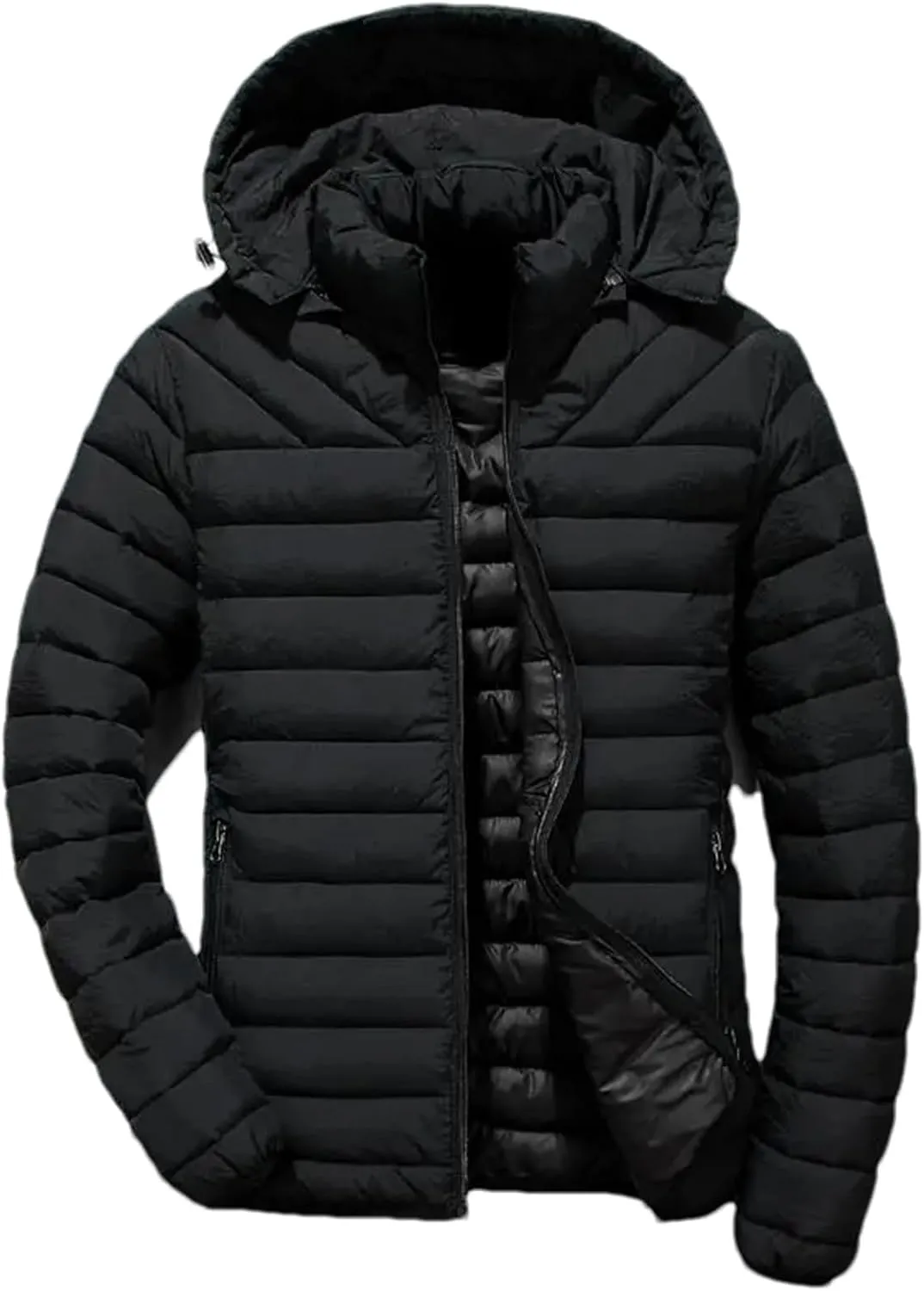 Men Cotton-Padded Casual Jackets Fashion Winter Outwear Jacket Parka Coats