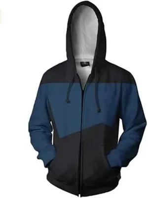 Men's Anime Costume Hoodie Graphic 3D Print Clothing for Men Women Zip Up Jacket Long Sleeve Hooded Sweatshirt