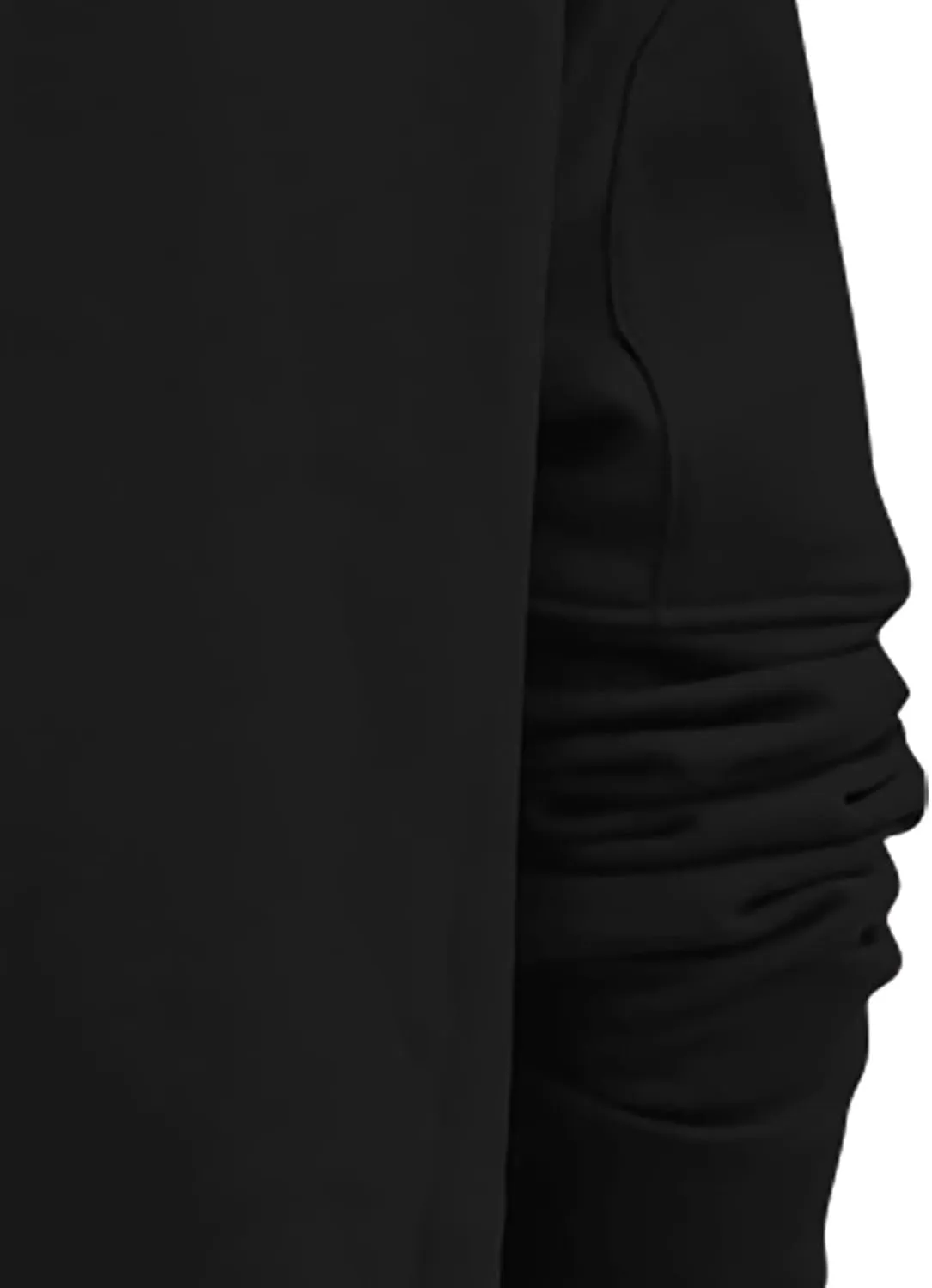 Mens' Autumn Winter Long Sleeve Zipper Hooded Sweatshirt Cardigan Tops Hoodies for Men with Zip Pockets Lightweight