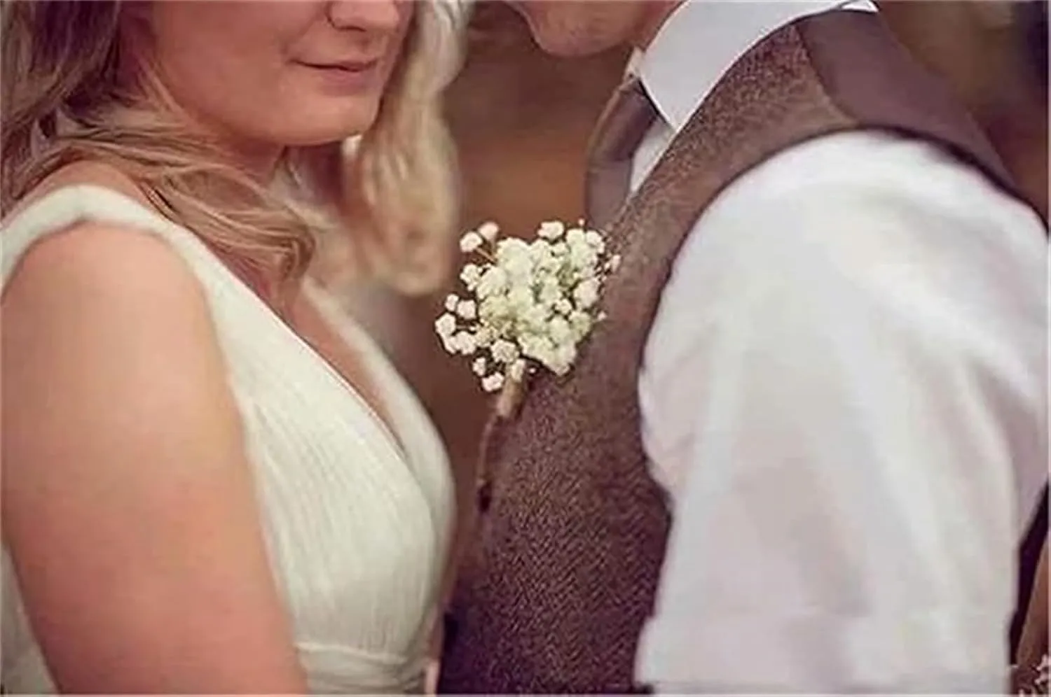 Men's Wool Herringbone Groom Vests Formal Groom's Wear Suit Tweed Vest Skinny Wedding Dress Waistcoat
