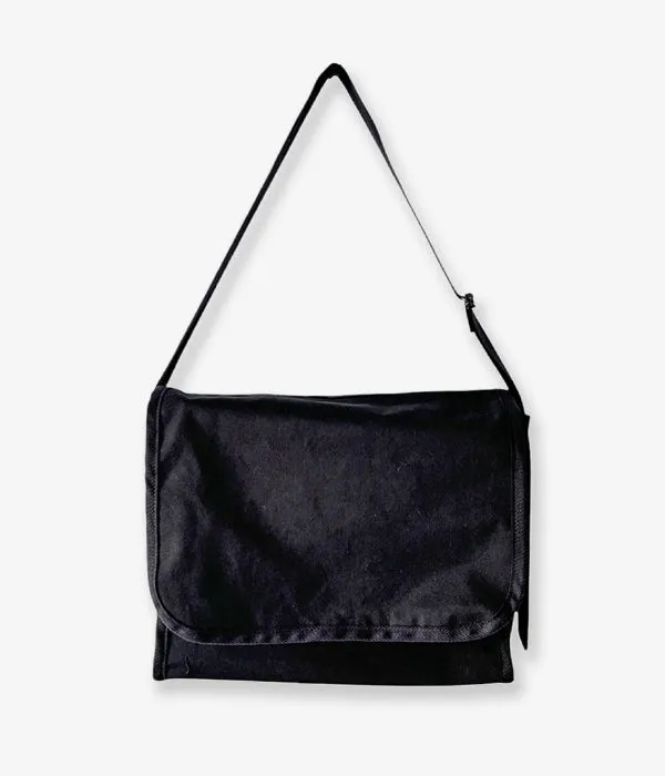 MHL./WASHED COTTON DRILL SHOULDER BAG