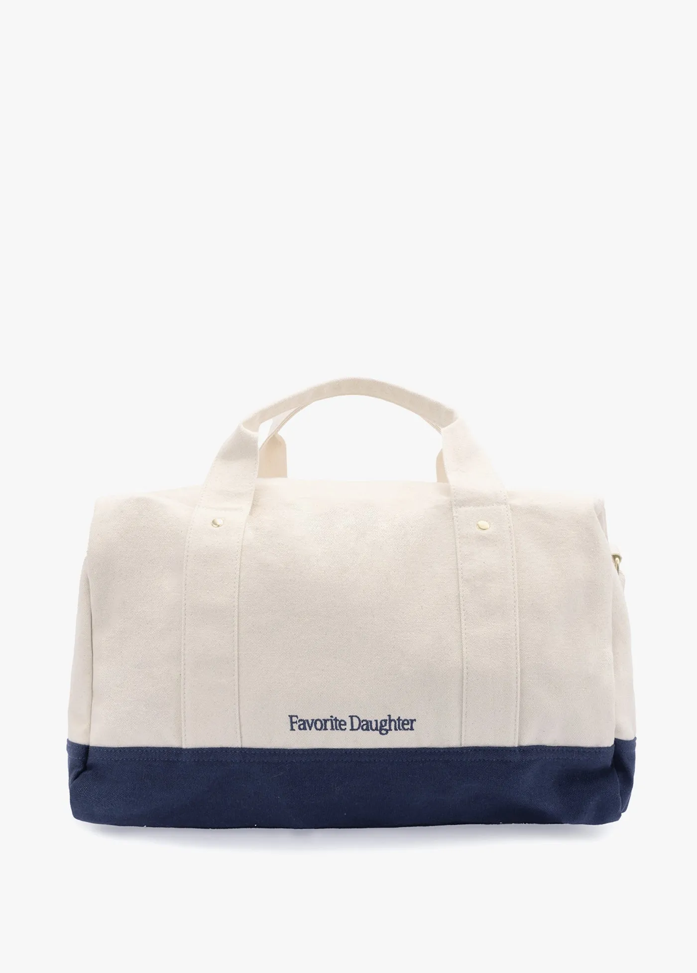 MOM OF THE YEAR CANVAS DUFFLE BAG