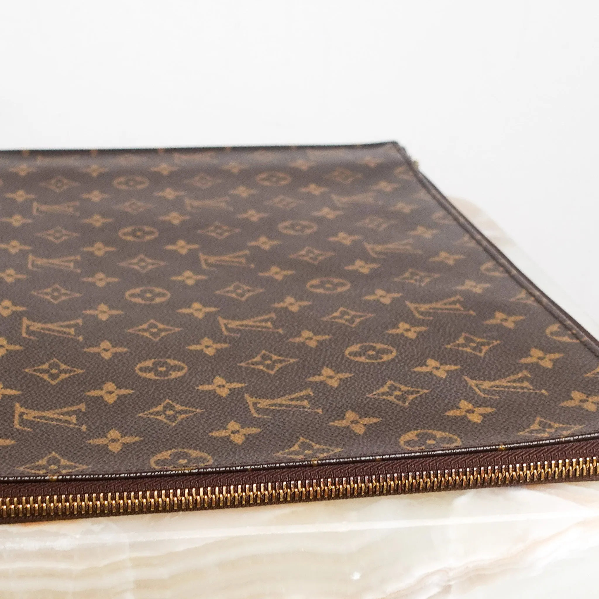 Monogram large pouch RRP £1.2k
