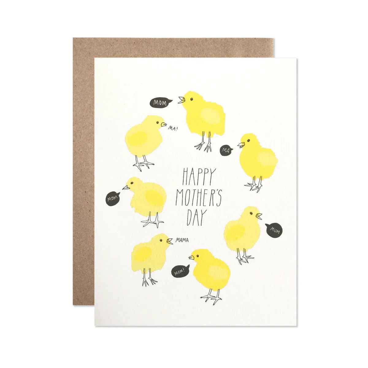 Mother's Day Chicks Card