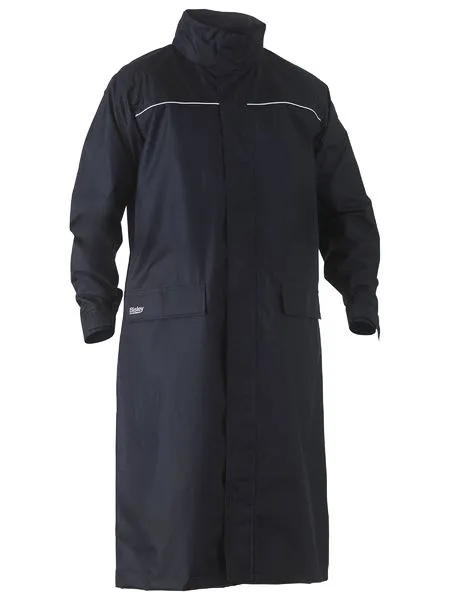 Navy Long Rain Coat- Unisex