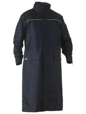 Navy Long Rain Coat- Unisex
