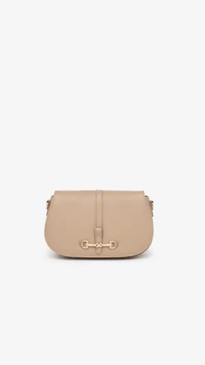 NEROGIARDINI WOMEN SHOULDER BAG IN NUDE