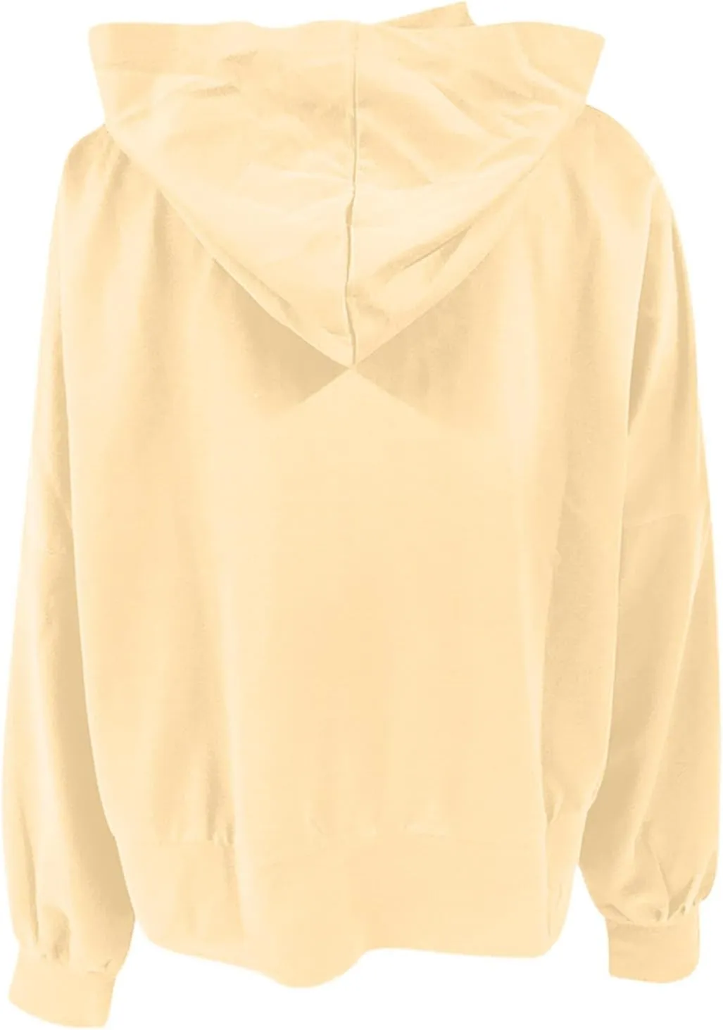 Oversized Hoodies for Women Split Side Hem Hooded Neck Sweatshirts Casual Long Sleeve Drop Shoulder Pullover Tops