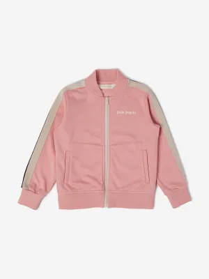 Palm Angels Girls Track Jacket in Pink
