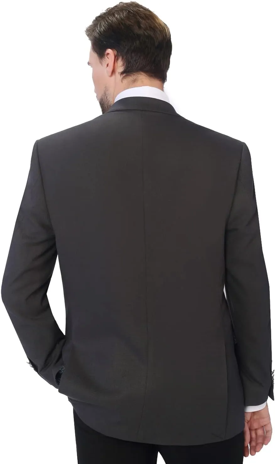 P&L Men's Casual Blazer Jacket Sport Coat, Classic Stretch Suit Jacket, 2 Button