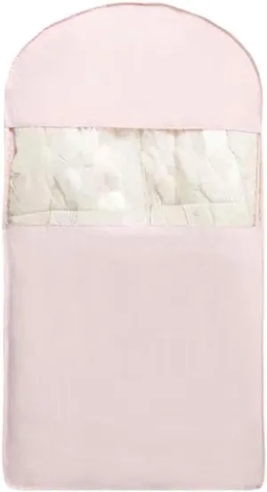 Peach Skin Velvet Hanging Storage Bag, Self-Compression Zipper Space Saving Closet Organizer, Dust-Proof Garment Bag for Down Coats and Heavy Clothing (Pink, Large)