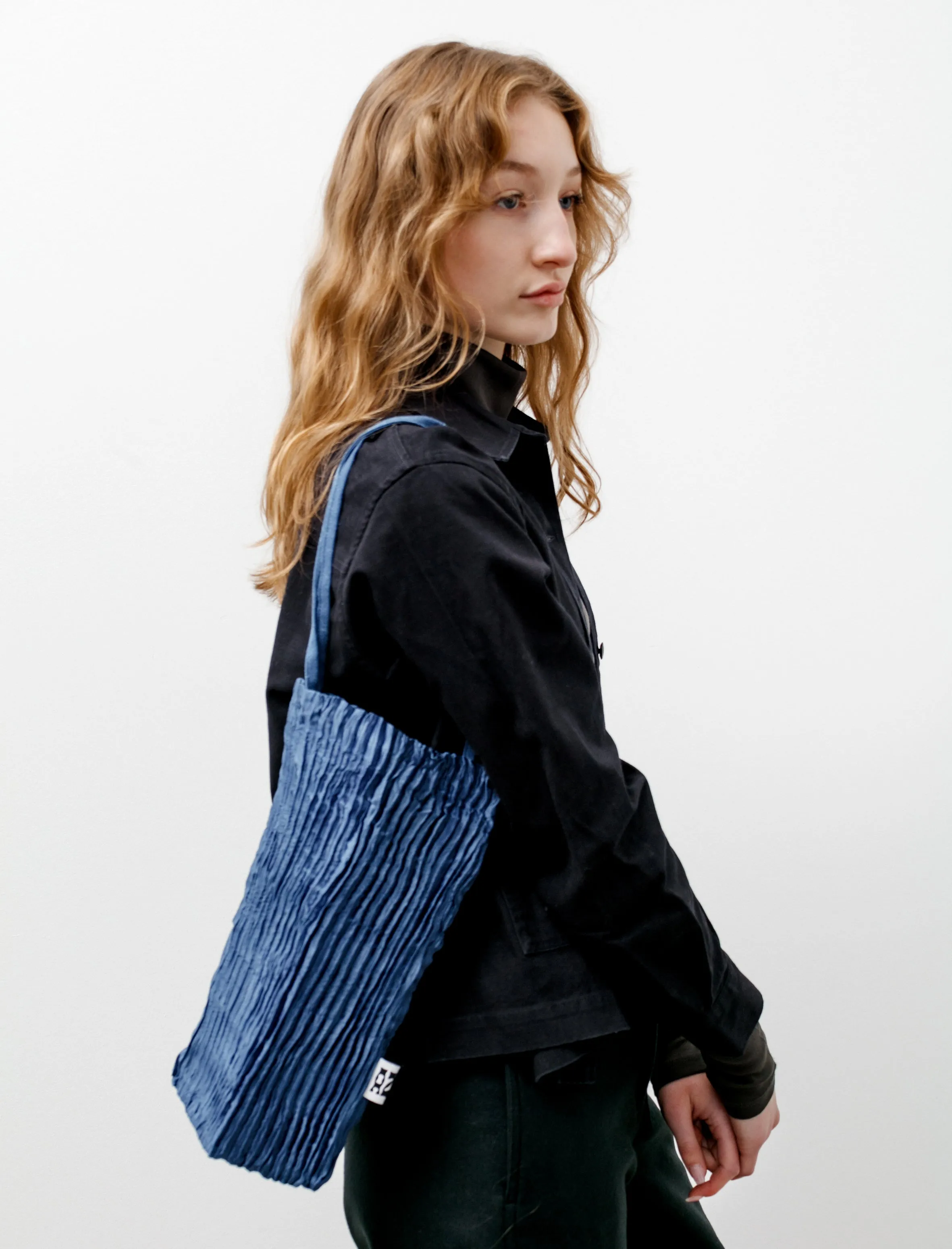 Pliss Bag Dark Indigo