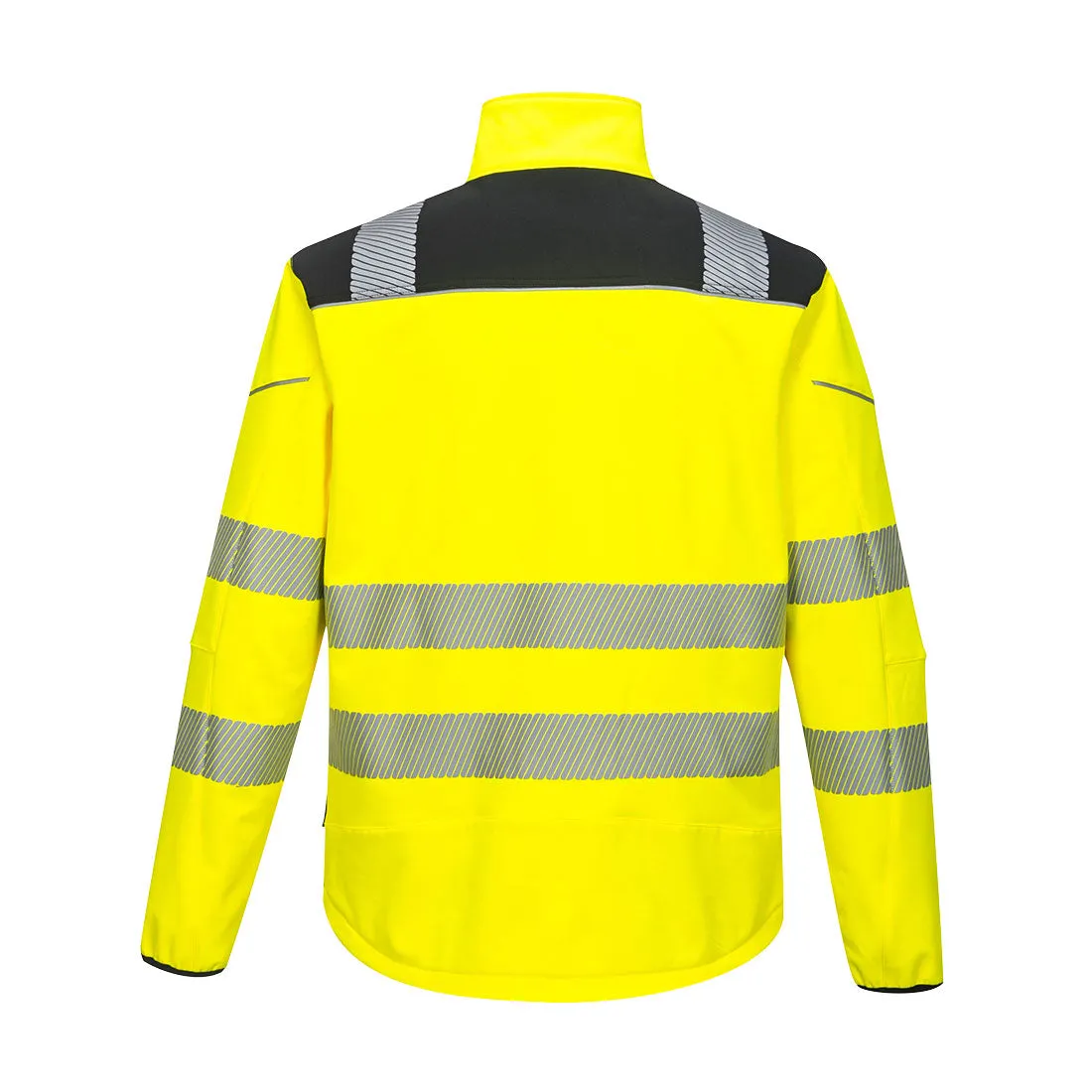 Portwest T402 Vision Reflective Hi-Vis Safety Softshell Waterproof Jacket ANSI