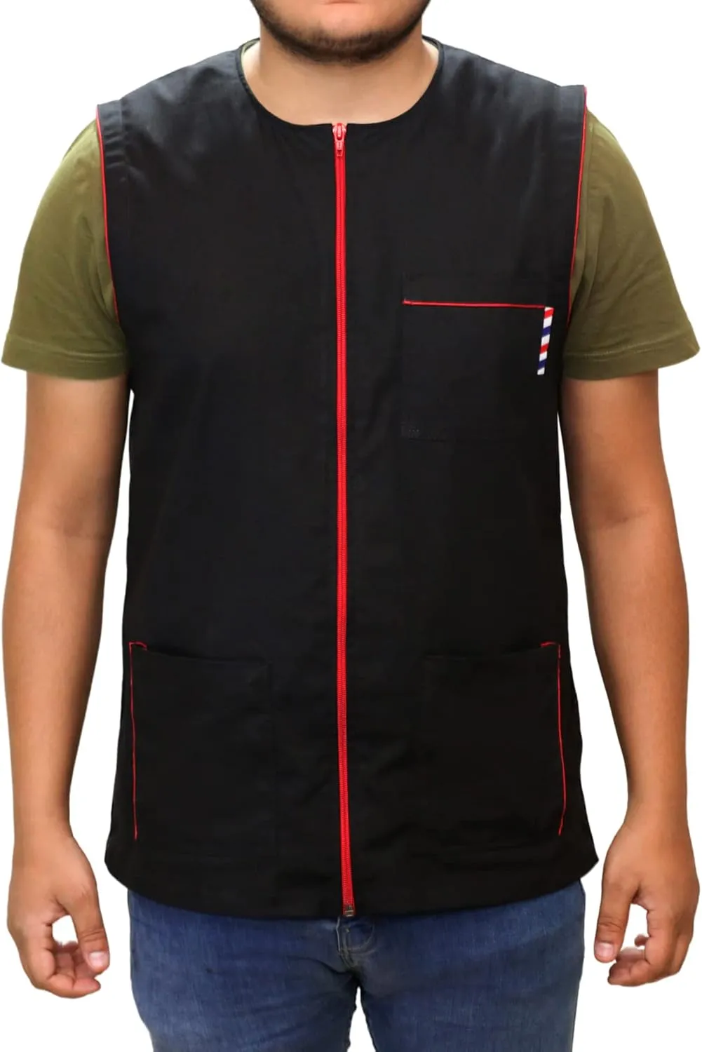 Professional Barber Jacket Shirt for Men's Women Barber Jackets Hairdresser Salon Smocks Hair Stylist Smock Salon Uniform