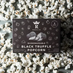 Regalis Microwave Black Truffle Popcorn Box, 3 Bags