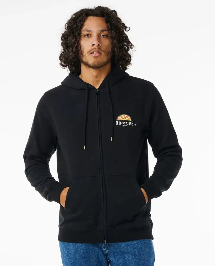 Rip Curl Tubed And Hazed Zip Through Hood
