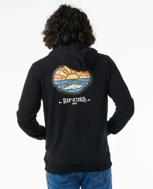 Rip Curl Tubed And Hazed Zip Through Hood