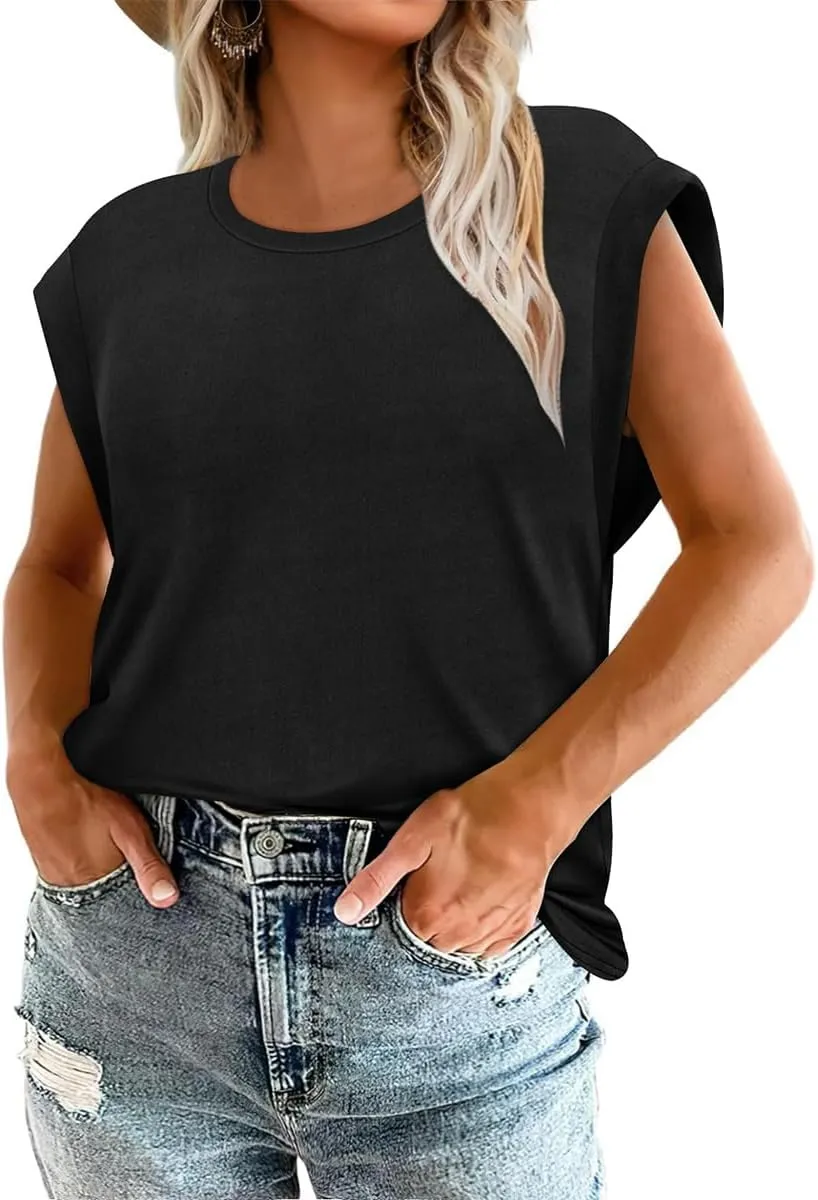 RITERA Plus Size Tank Tops for Women Sleeveless Shirt V Neck Basic Oversized Casual Tanks XL-5XL
