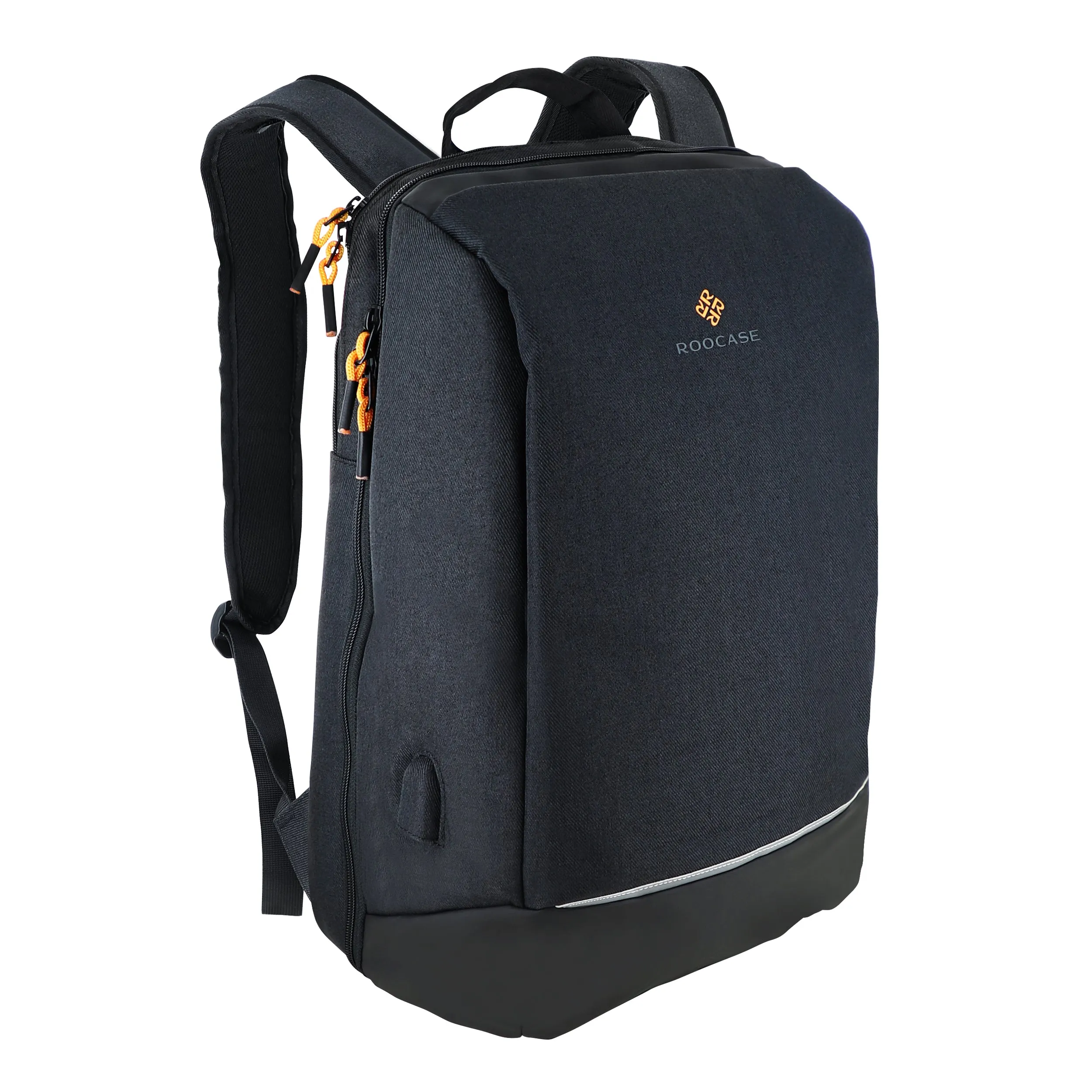 Roocase Balboa Backpack for 15.6 Laptop and Tablet - Daily Carrying Backpack - Black
