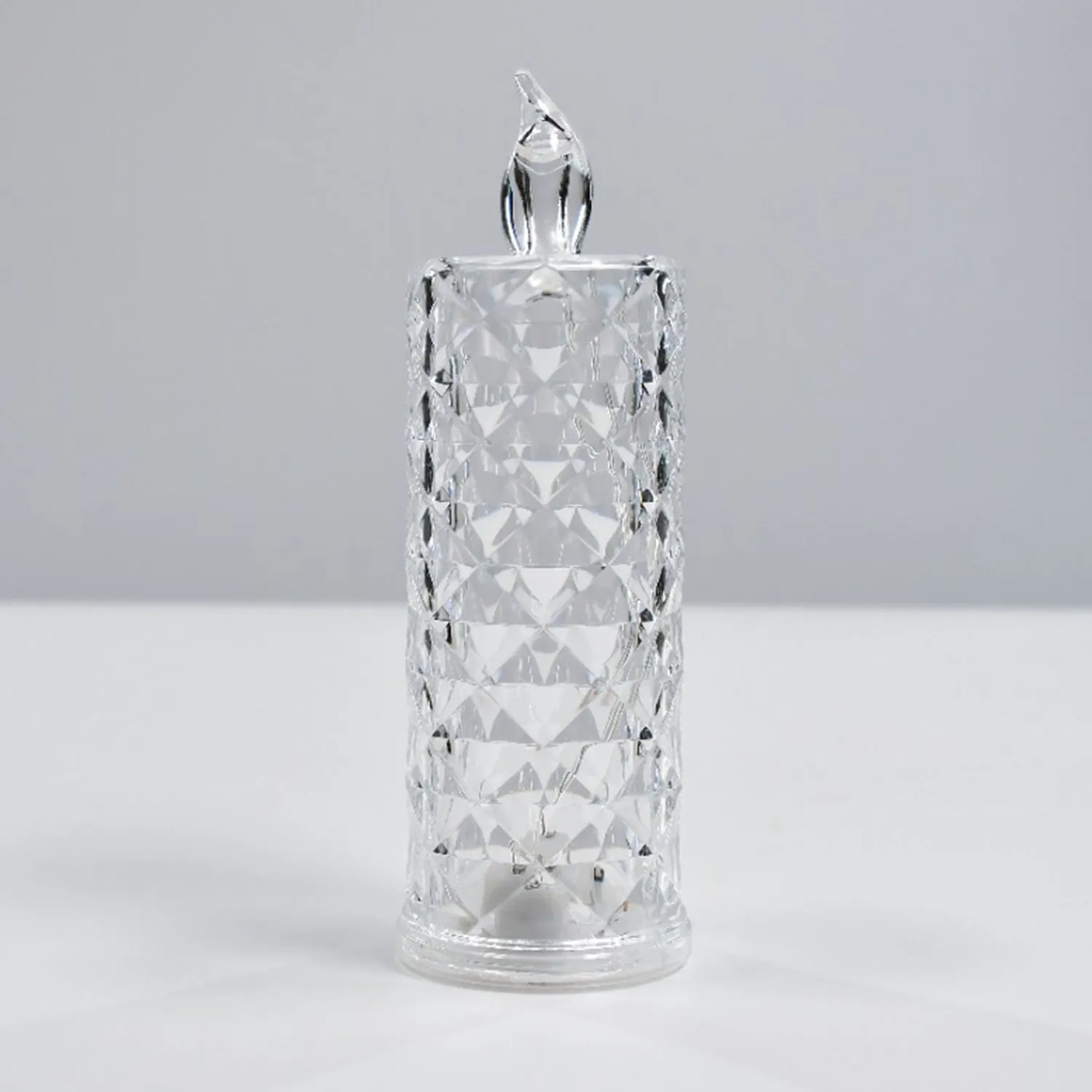 Rose Candles for Home Decoration, Crystal Candle Lights