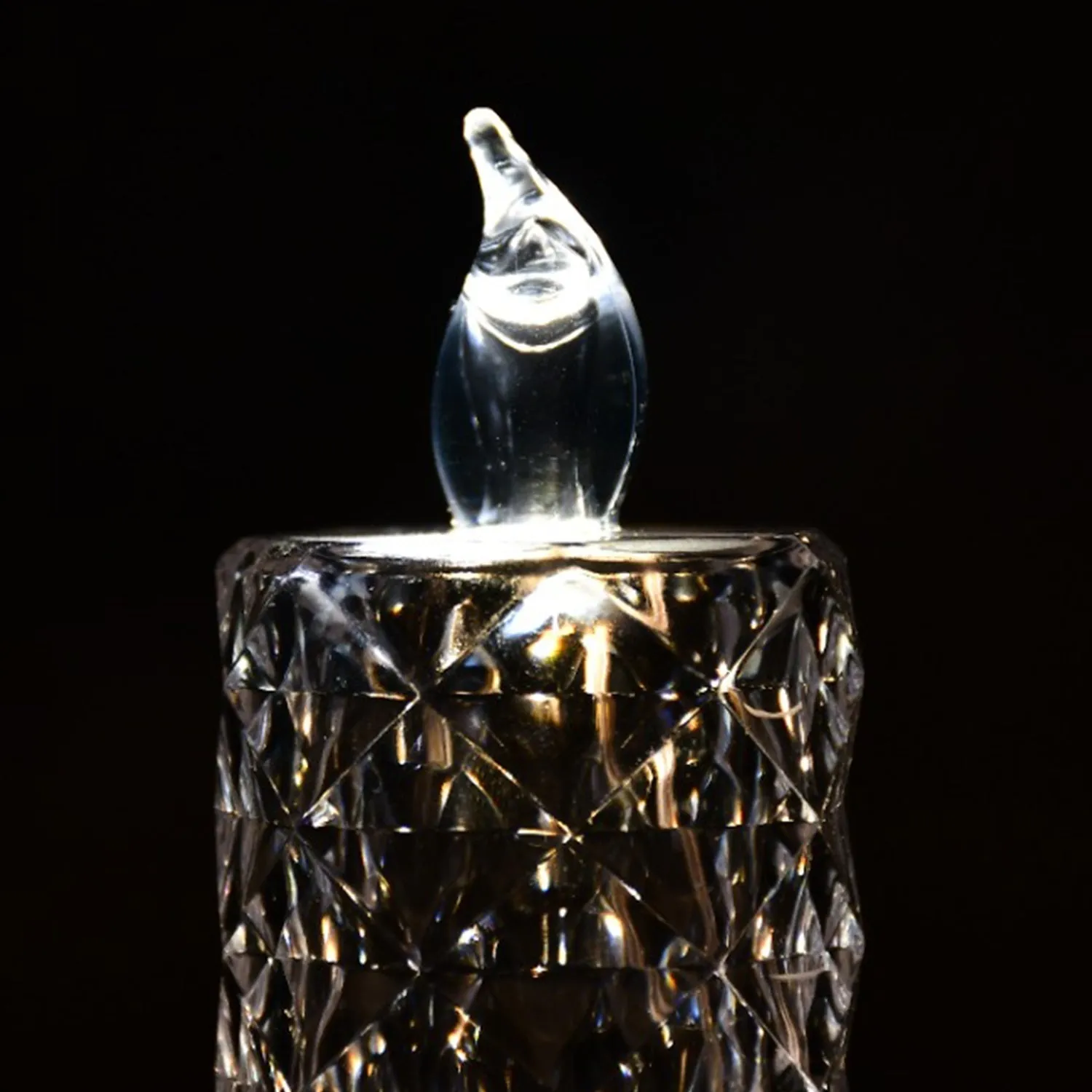 Rose Candles for Home Decoration, Crystal Candle Lights