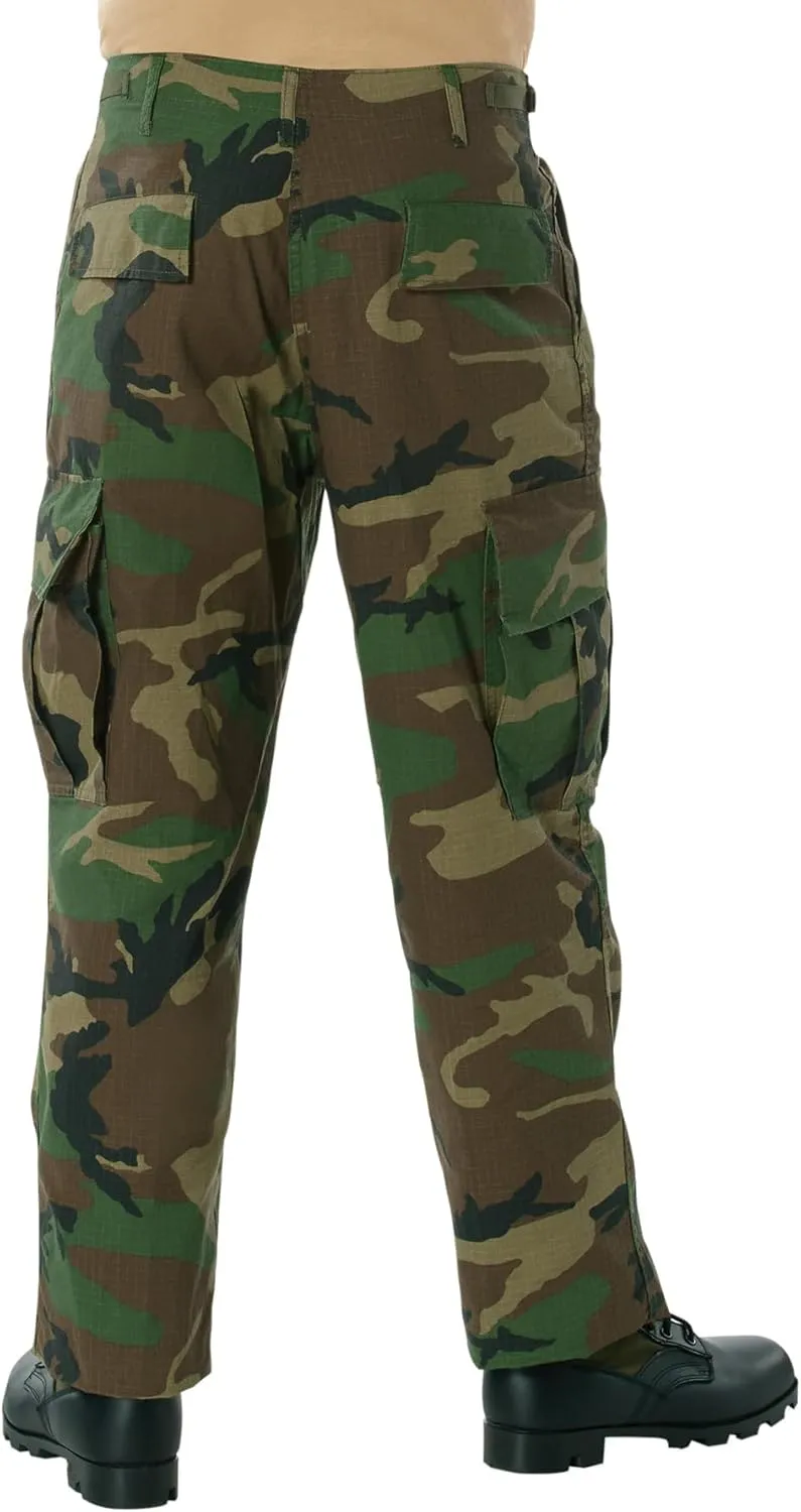 Rothco Vintage Vietnam Rip-Stop Fatigue Pants Camo Cargo Pants