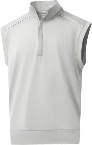 Rouen Mens Vests Outerwear Lightweight Moisture Wicking Midlayer Sleeveless Sports Golf Quarter Zip Pullover Mens Vest