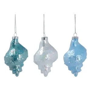 Shades of Blue Glass Shell