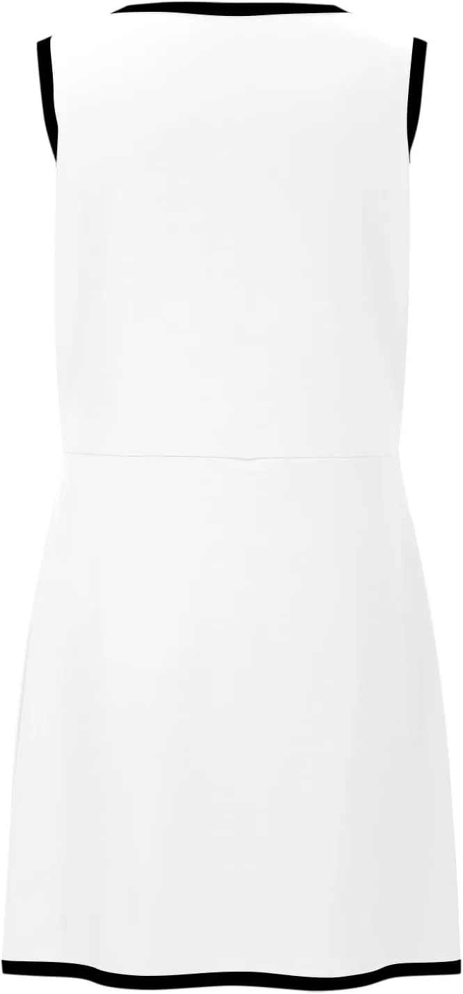 Sleeveless Rompers Athletic Tennis Dress Built in Shorts Summer Bodycon Cinched Waist Mini Romper Skort Dresses Outfit