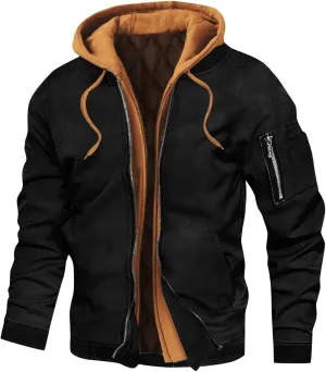 Solid Hoodie Pullover Sweater Men's Fashion Fall And Winter Casual Long Sleeve Half Zip Long Sleeve Sweatshirt Top