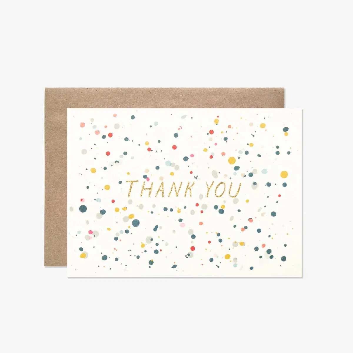 Splatter Thank You Card