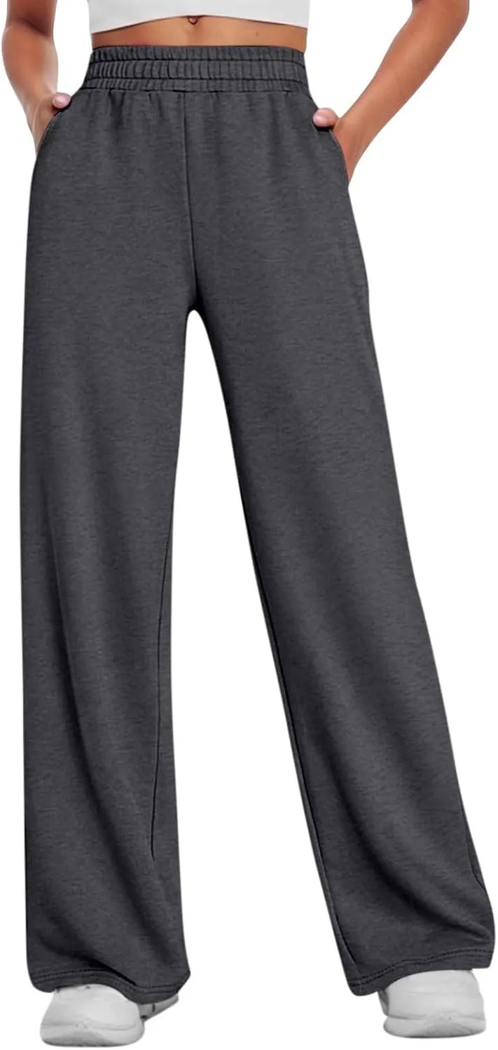 Sweatsuits Women 2 Piece Outfit Fleece Oversized Bow Hoodie and Sweatpants Track Suits Matching Lounge Pants Sets