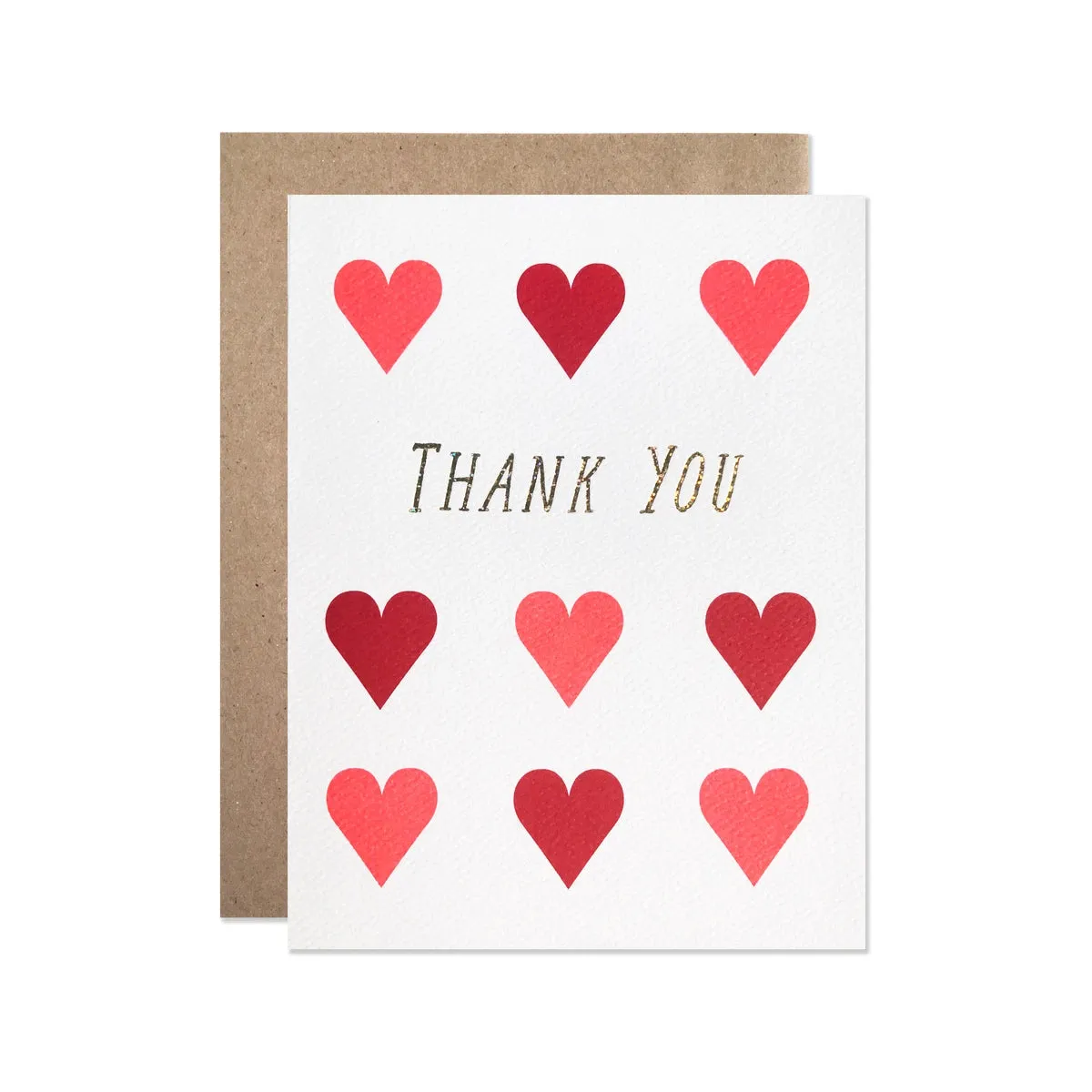 Thank You Hearts Card